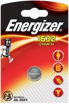 Image of Energizer CR1632 Lithium Coin Cell Battery