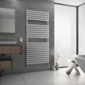 Image of Ximax Nestor Vertical Designer Towel Radiator White (H)1164mm (W)600 mm