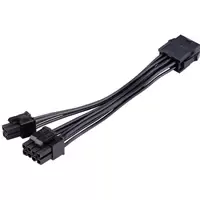 image of Akasa AK-CBPW22-15 Internal Power Adapter Cable, 8-Pin ATX PSU to...