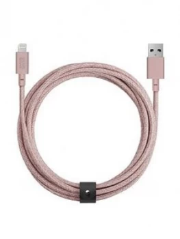 Native Union Nu Belt Cable Lightning - Rose 3M