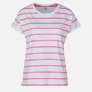Image of Barbour Otterburn Striped Cotton-Jersey T-Shirt - UK 10