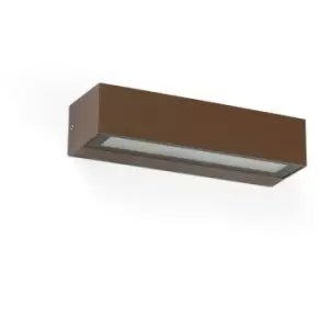 Faro LAKO - Integrated LED Down Lighter Outdoor Wall Light Brown, 3000K, IP65