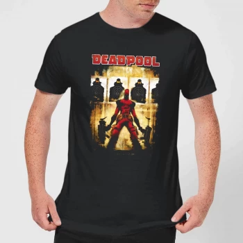 Image of Marvel Deadpool Target Practice T-Shirt - Black - 3XL - Black