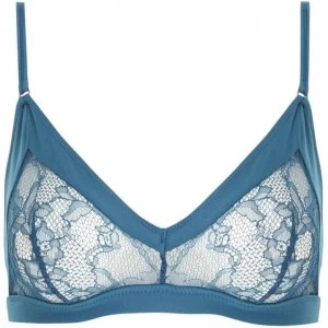 image of Heidi Klum Intimates Poison Iris Soft Cup Bra - Teal