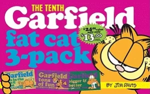 Image of garfield fat cat 3 pack 10 contains garfield life in the fat lane garfield