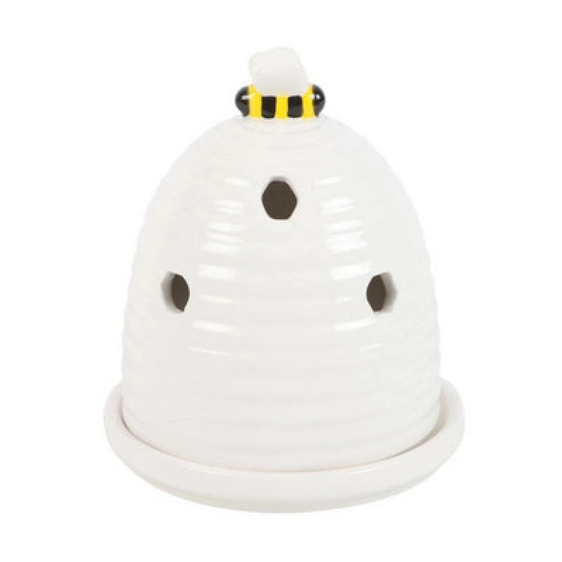 Image of Something Different Something Different Beehive Incense Cone Holder in White White One Size Unisex 5063574394635
