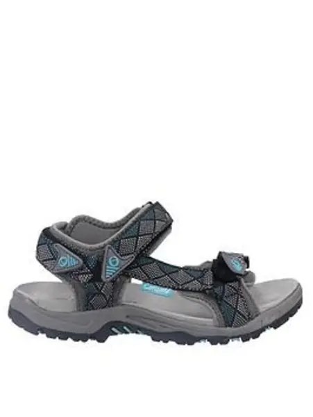 image of Cotswold Foxcote Ladies Sandal - Grey/Turquoise Grey VUSSB Male 3,4,5,6,7,8