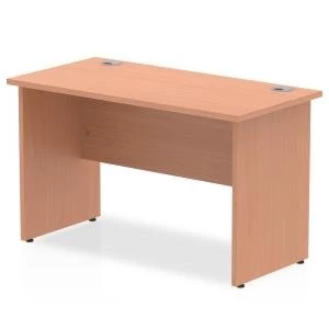 image of Trexus Desk Rectangle Panel End Leg 1200x600mm Beech Ref MI001729