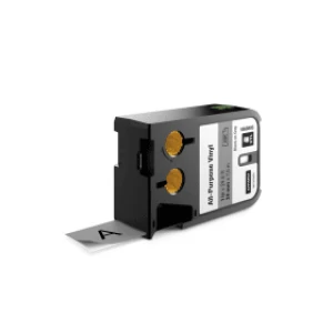 Image of Dymo 1868803 Black on Grey Label Tape 24mm x 7.5m