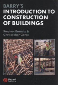 Image of Barrys Introduction to the Construction of Buildings by Stephen Emmitt Paperback