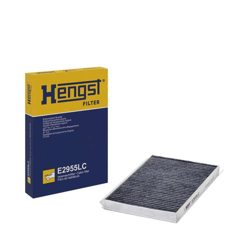 Image of HENGST FILTER E2955LC Pollen filter Activated Carbon Filter Filter,interior air (424)