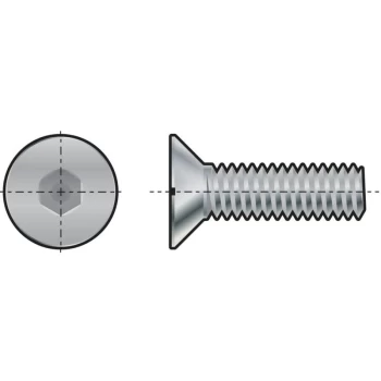 Image of M12X120 Skt Countersunk Head Screw (GR-10.9)- you get 5 - Qualfast