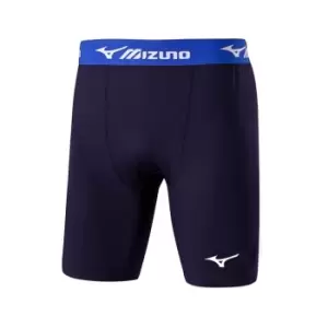 Image of Mizuno Shizuoka Baselayer Shorts Juniors - Blue