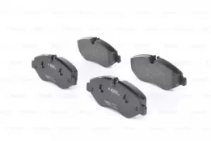 Image of Bosch 0986494293 BP1231 Brake Pad Set Disc Brake Front Axle
