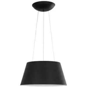 Image of Merano - Huntington Integrated LED Pendant Ceiling Light Metal, Sandy Black Outside Sandy White Inside LED 33W 1680Lm 3000K