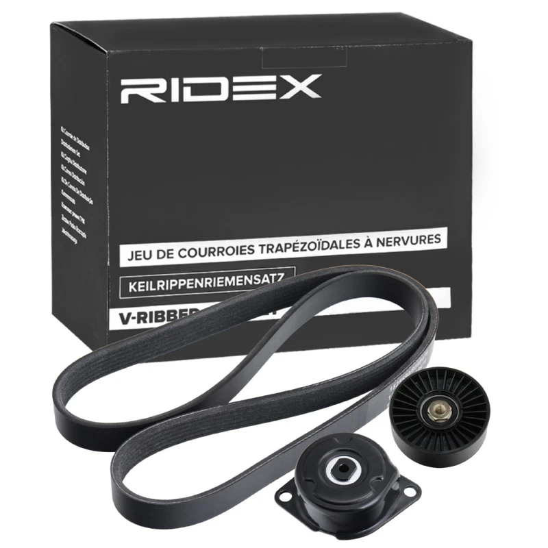 Image of RIDEX 542R0753 V-ribbed belt set V-Ribbed Belt Set (542)