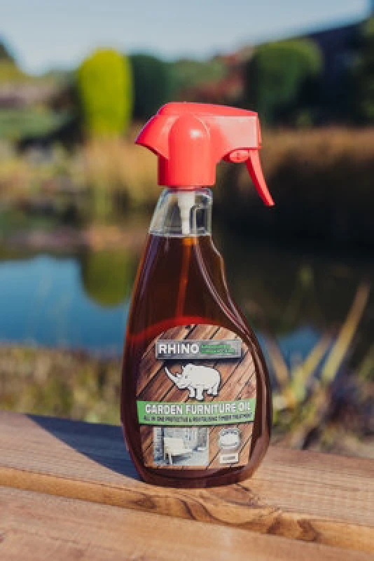 Image of Churnet Valley Garden Furniture Ltd Rhino Valley Garden Furniture Timber Care 500Ml Spray - L3 X W11 X H30 Cm - Brown