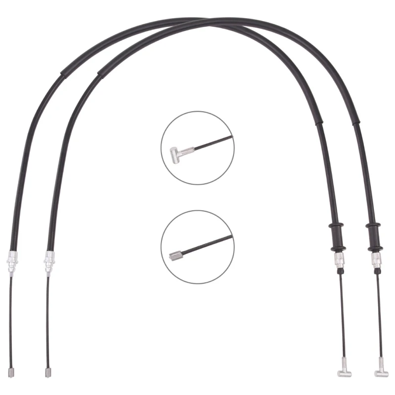 Image of RIDEX 124C1182 Brake Cable Right, 1390/1075mm Cable,parking brake (124)