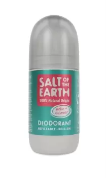 image of Salt of the Earth Melon and Cucumber Refillable Roll On Deodorant 75ml