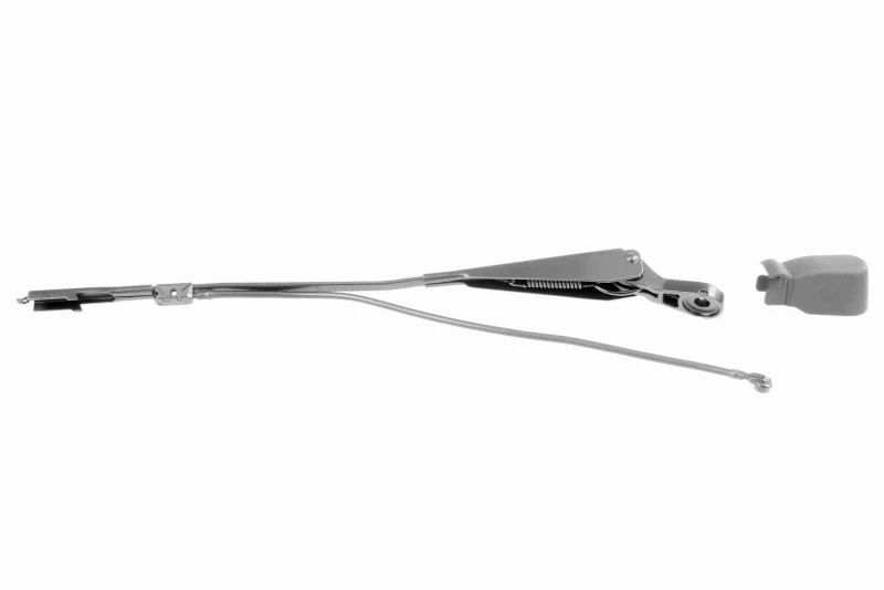 Image of VAICO V10-5074 Wiper Arm Original VAICO Quality, Rear Axle Left GRP (Glass fibre Reinforced Plastic), PBT Wiper Arm,windscreen washer (301)