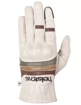 Image of Helstons Mora Air Summer Leather Beige Brown Khaki Gloves T12