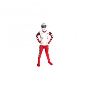 image of Morphsuits Official Formula 1 Racer Kids Fancy Dress Costume - Small (Age 6-8)