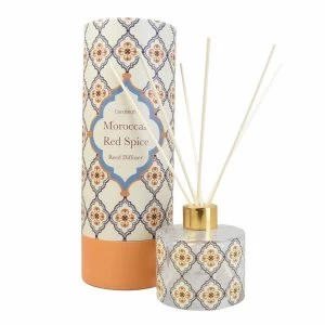Image of Moroccan Red Spice Reed Diffuser in Gift Box Red Cinnamon Scent 150ml