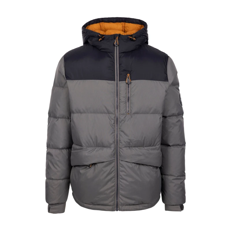 Image of Trespass Trespass Men Erris Down Jacket in Grey Size: Small Grey S Male 5063574719483