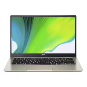 Image of Acer Swift 1 SF114-34 N6000 Notebook 35.6cm (14") Full HD Intel Pentium Silver 4GB LPDDR4x-SDRAM 128GB SSD WiFi 6 (802.11ax) Windows 10 Home S Gold