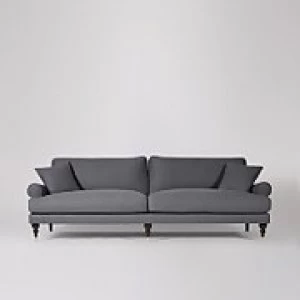 image of Swoon Sutton Smart Wool 3 Seater Sofa - 3 Seater - Anthracite