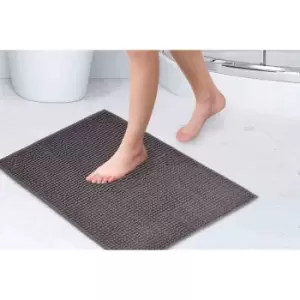 Image of Crossland Grove Emma Barclay Noodle Non-slip Bath Mat 40 X 60Cm Graphite