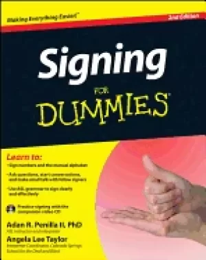 Image of signing for dummies with video cd