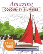 Image of amazing colour by numbers large print