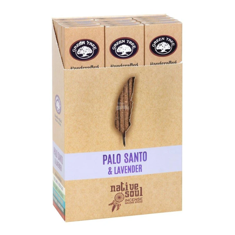 Image of Simplhome Set of 12 Palo Santo & Lavender Smudge Incense Sticks Multi