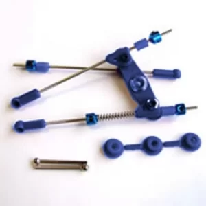 Image of Fastrax Pre-Assembled Throttle/Brake Linkage Set Blue