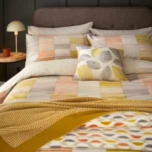 Image of Helena Springfield Cassia Kingsize Duvet Cover Set, Cinnamon