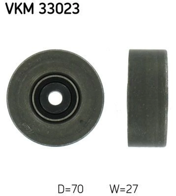 Image of SKF Deflection / guide pulley, V-ribbed belt SKF VKM 33023