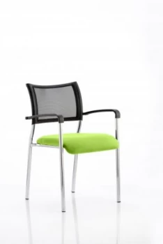 Image of Brunswick Bespoke Colour Seat Chrome Frame Myrrh Green