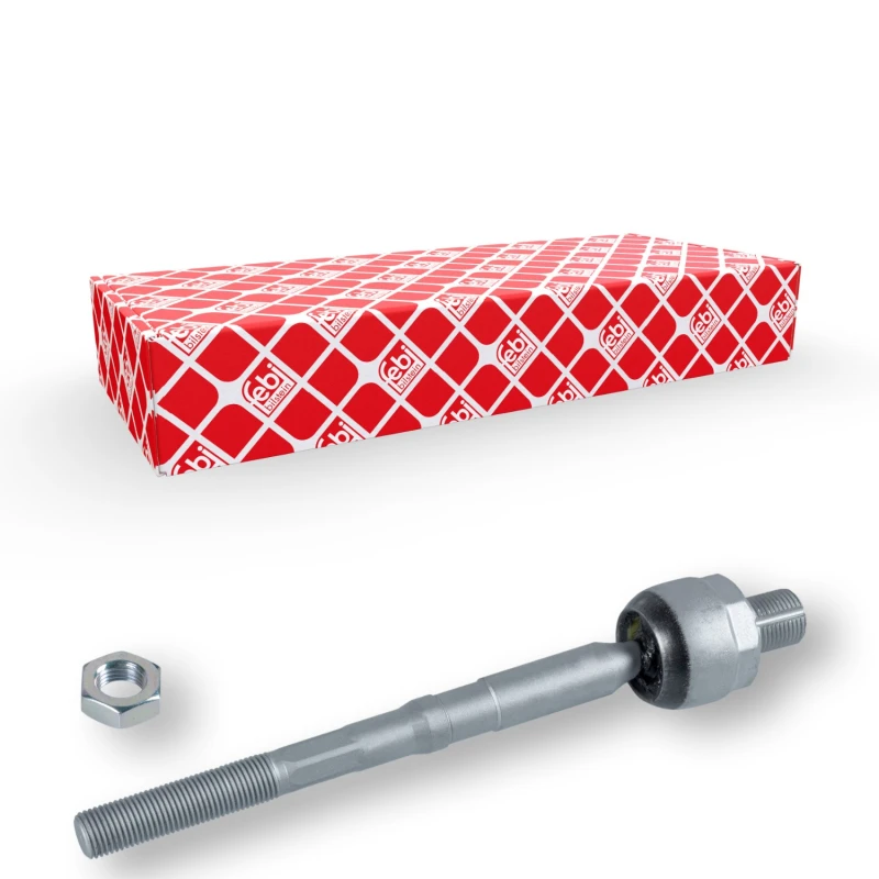 Image of FEBI BILSTEIN 44712 Inner Tie Rod Front Axle, with counter nut Inner Tie Rod (51)
