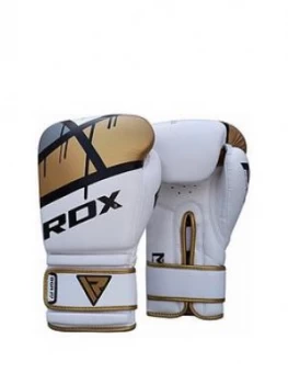 Image of Rdx Maya Hide Leather Gloves ; Gold/White