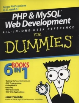 Image of Php and Mysql Web Development All-in-One Desk Reference for Dummies by Janet Valade Paperback