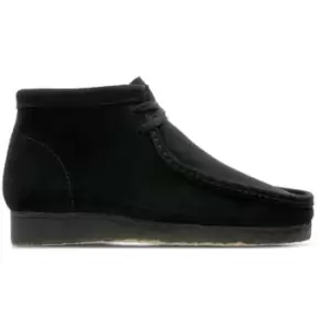 Image of Clarks Originals Wallabee Boot, Black Sde, size: 8, Male, Boots, 261555177