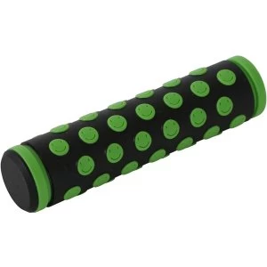 Image of ETC Smiley Face Grips 125mm Black/Green