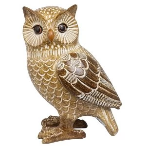 image of Country Brown Owl Right Ornament