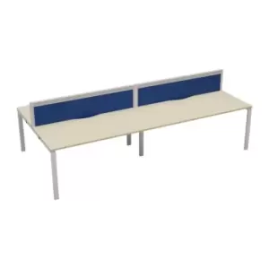 Image of CB 4 Person Bench 1400 X 800 Cable Port Maple-White