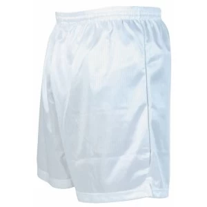 Image of Precision Micro-stripe Football Shorts 18-20" White
