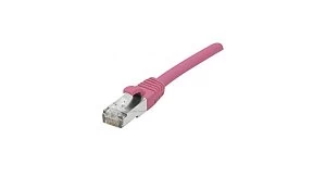 Image of Patch Cord RJ45 CAT.6 S/FTP Pink - 0.30 M Full Copper