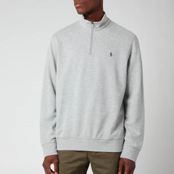 Image of Polo Ralph Lauren Mens Quarter Zip Jumper - Andover Heather - L
