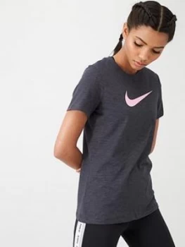 Image of Nike Training Dfc Dry Tee - Carbon Heather