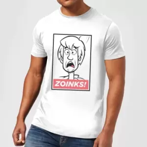 Image of Scooby Doo Zoinks! Mens T-Shirt - White - XXL